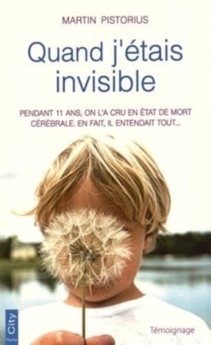 9782824606125: QUAND J ETAIS INVISIBLE (CITY EDITIONS)