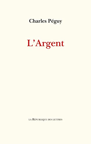 Beispielbild fr L'Argent zum Verkauf von Buchpark
