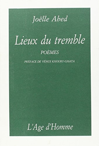 Stock image for Lieux du tremble - pomes for sale by pompon