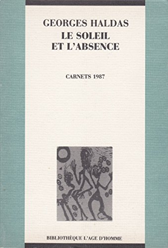 9782825102190: Le Soleil et l'absence