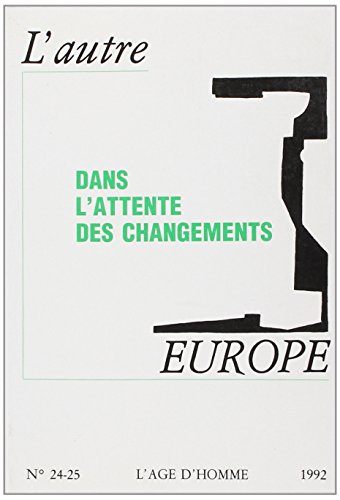 Stock image for DANS L'ATTENTE DES CHANGEMENTS for sale by Buchpark