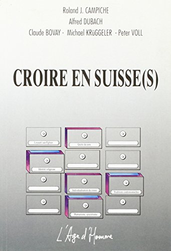 Beispielbild fr Croire En Suisse(s) zum Verkauf von Priceless Books