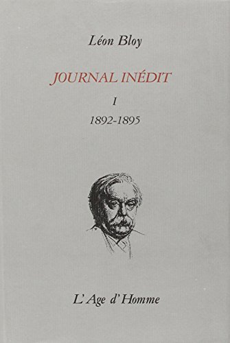 9782825107201: Journal indit: I 1892-1895