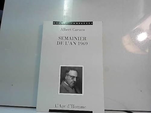 9782825114544: Semainier 1969 (French Edition)