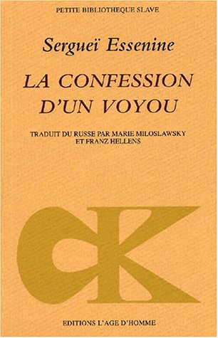 9782825115800: Confession d'un voyou/poche slave
