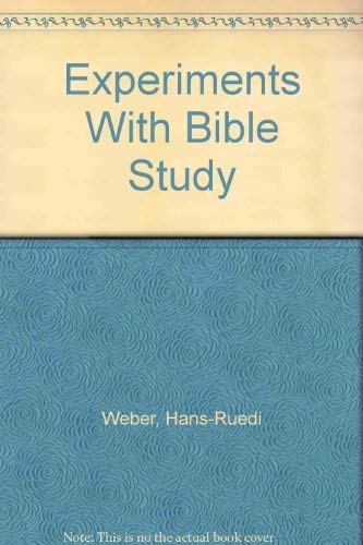 Beispielbild fr Experiments With Bible Study zum Verkauf von ThriftBooks-Dallas