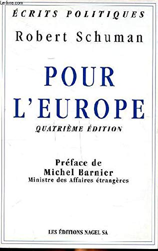 Beispielbild fr Pour L'europe zum Verkauf von RECYCLIVRE