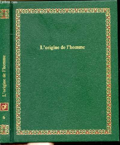 Stock image for L'origine de l'homme for sale by Librairie Th  la page