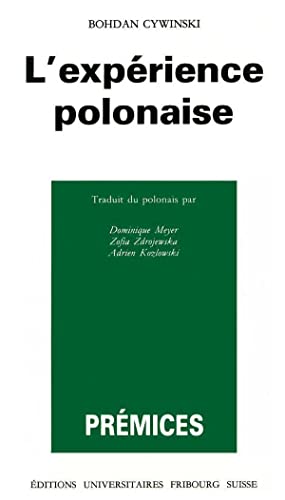 Beispielbild fr l'experience polonaise zum Verkauf von Chapitre.com : livres et presse ancienne