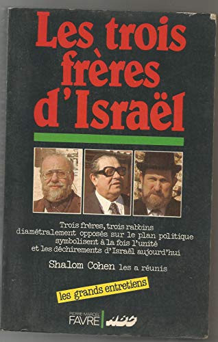 Beispielbild fr LES TROIS FRERES D'ISRAL zum Verkauf von Librairie rpgraphic