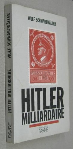 Imagen de archivo de Hitler milliardaire a la venta por medimops