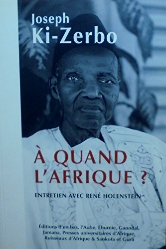 9782829003035:  quand l'Afrique?