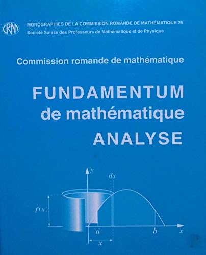 9782829301650: Fundamentum de mathematique - Analyse