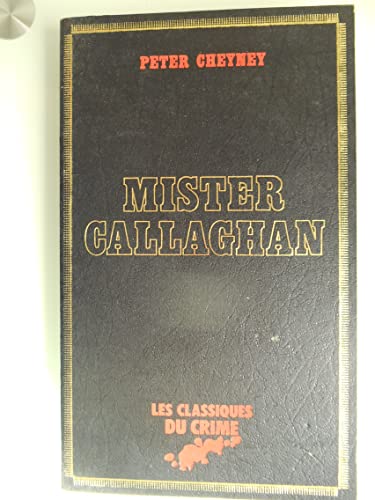 9782830201024: Mister Callaghan