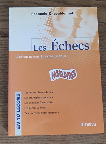 Beispielbild fr Les Echecs en 10 leons zum Verkauf von medimops