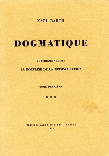 Dogmatique, tome 22 (9782830903300) by Unknown Author