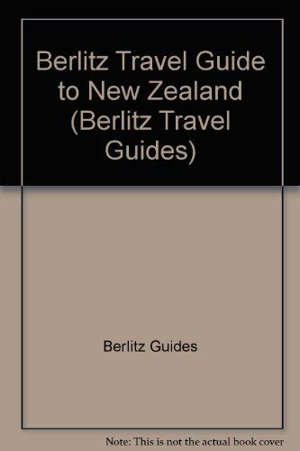 Imagen de archivo de Berlitz Travel Guide to New Zealand a la venta por Better World Books: West