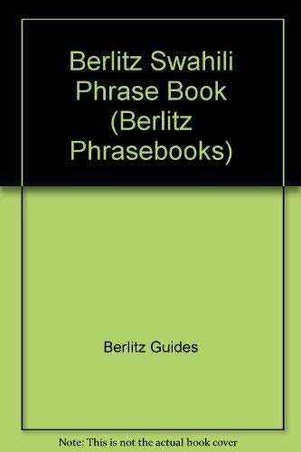 Imagen de archivo de Swahili : Phrase Book and Dictionary a la venta por Better World Books: West