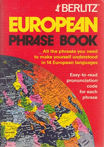 Imagen de archivo de Berlitz European Phrase Book (Berlitz European Guides) a la venta por BookHolders