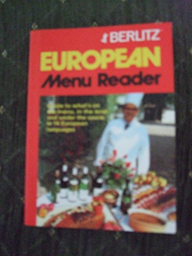 Beispielbild fr European menu reader (European Guides) zum Verkauf von Wonder Book