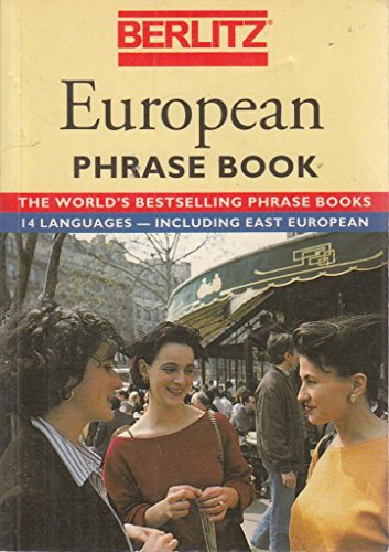 Imagen de archivo de Berlitz European Phrase Book a la venta por SecondSale