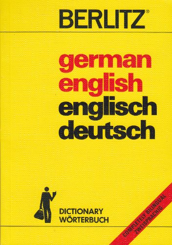 German English Dictionary / Worterbuch Englisch Deutsch (9782831509419) by Berlitz Guides