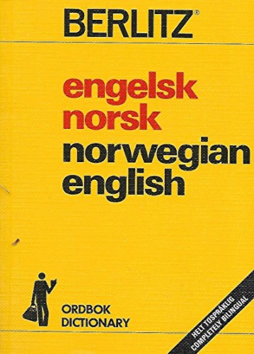 Beispielbild fr Engelsk Norsk Norwegian English Dictionary (Berlitz Pocket Dictionaries) zum Verkauf von UHR Books