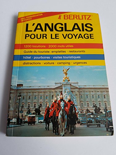 9782831510422: Berlitz L'Anglais Pour Le Voyage/English for French Travellers