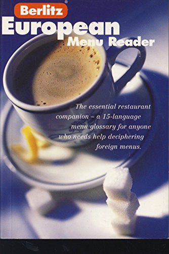 9782831562452: Berlitz European Menu Reader : For Eating Out in over 25 Countries