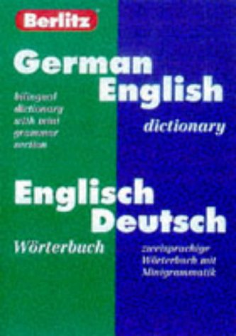 9782831563800: Berlitz German-English Dictionary/Worterbuch Englisch-Deutsch
