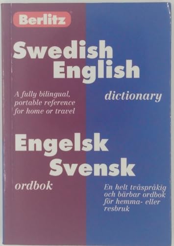 Imagen de archivo de Berlitz Swedish-English Dictionary/Engelsk-Svensk Ordbok a la venta por SecondSale