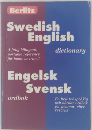 Stock image for Berlitz Swedish-English Dictionary/Engelsk-Svensk Ordbok for sale by SecondSale