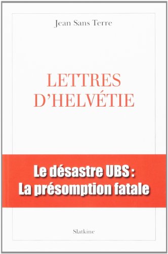 9782832104101: Lettres d'Helvtie