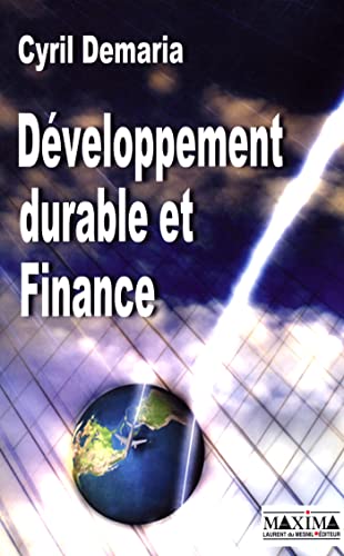 Stock image for Dveloppement durable et finance for sale by medimops