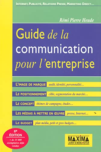 Beispielbild fr Guide de la communication pour l'entreprise zum Verkauf von medimops