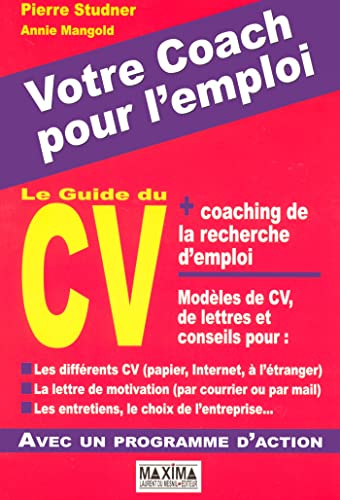 Stock image for GUID CV COACHING RECHERCH EMPL for sale by Ammareal