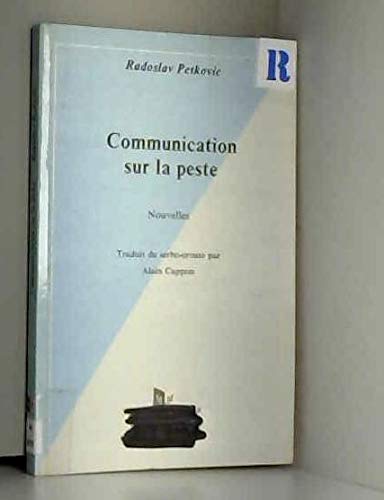 Beispielbild fr Communication sur la peste. Nouvelles zum Verkauf von Librairie Th  la page