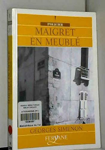9782840113980: MAIGRET EN MEUBLE (French Edition)