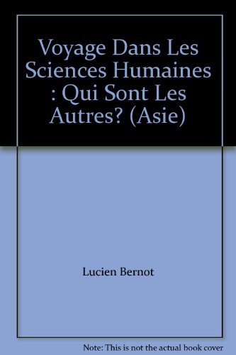 Imagen de archivo de Voyage  travers les sciences humaines Bernot, Lucien a la venta por Au bon livre
