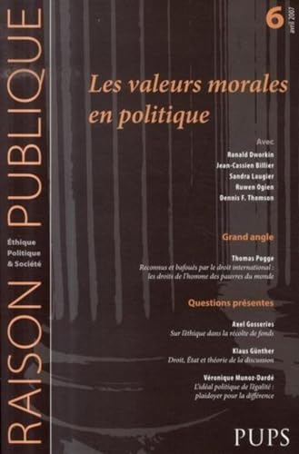 Stock image for Les Valeurs Morales en Politique for sale by Revaluation Books