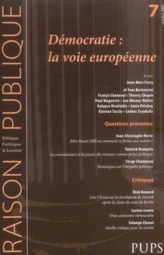 Democratie la voie europeenne. Raison publique No. 7