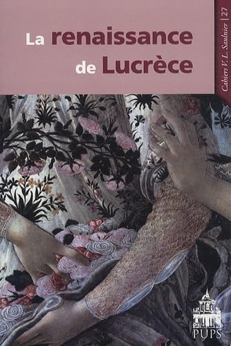 Beispielbild fr La renaissance de Lucrce zum Verkauf von medimops