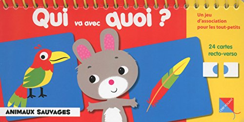 Beispielbild fr Animaux sauvages - Un jeu d'association pour les tout-petits - 24 cartes recto-verso zum Verkauf von medimops