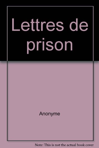 Imagen de archivo de LETTRES DE PRISON a la venta por Gallix