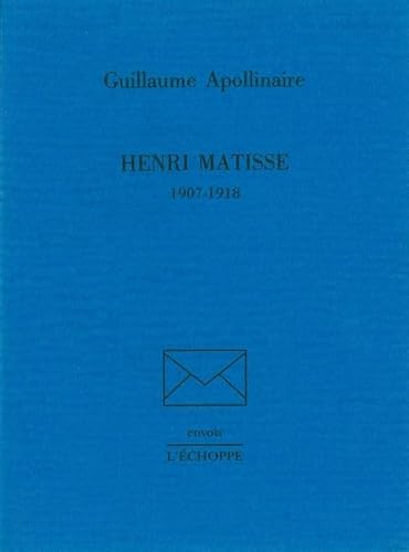 Beispielbild fr Henri Matisse, 1907-1918 zum Verkauf von Ammareal