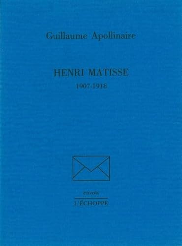 Imagen de archivo de Henri Matisse, 1907-1918 a la venta por Ammareal