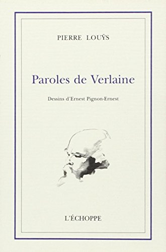 Beispielbild fr Paroles" de Verlaine zum Verkauf von Ammareal