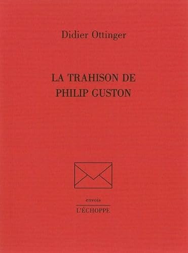 Stock image for Trahison de Philip Guston for sale by Ammareal