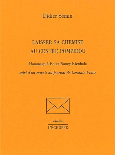 Beispielbild fr Laisser sa chemise au Centre Pompidou zum Verkauf von Librairie La Canopee. Inc.