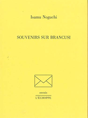 Beispielbild fr Souvenirs sur brancusi zum Verkauf von Revaluation Books